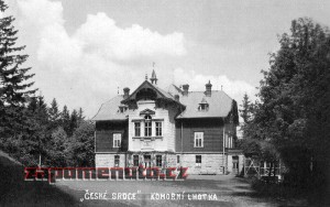 Dobové foto - Procháskova vila v roce 1925